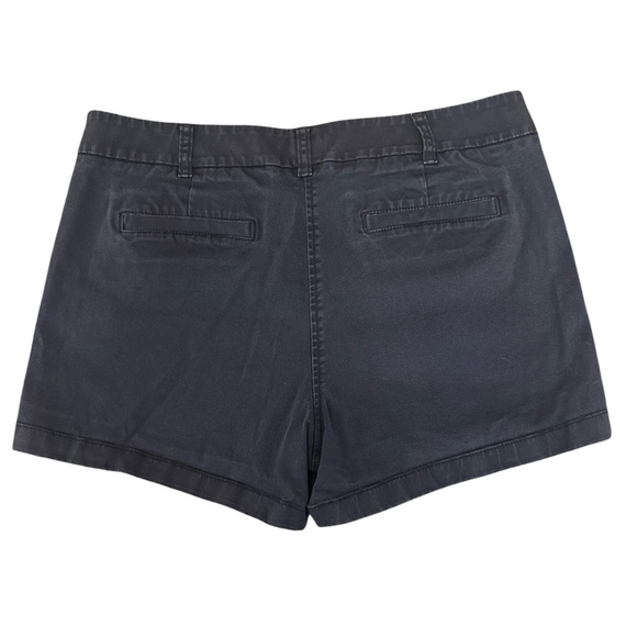 J Crew Navy Blue Shorts 12 Chino 4" Heritage Classic 97% Cotton 3% Elastane - Picture 3 of 8